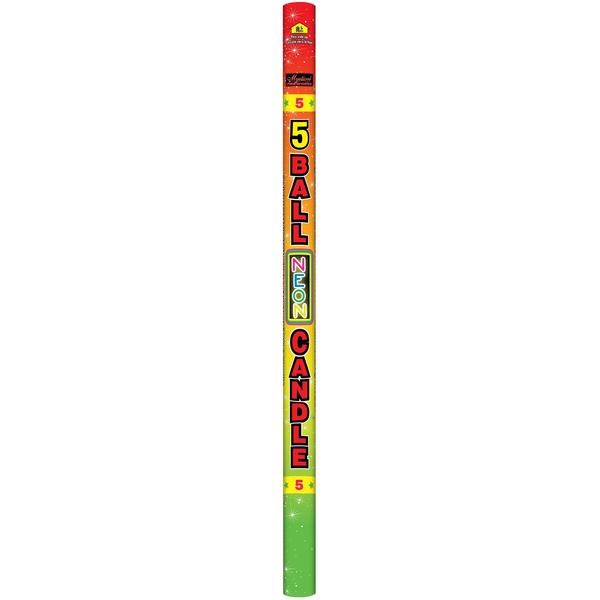 5 BALL ROMAN CANDLES (ONTARIO ONLY)