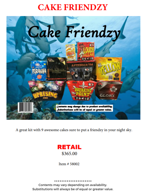 CAKE FRIENDZY (ONTARIO ONLY)