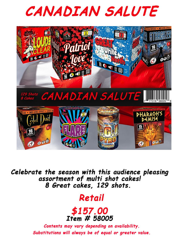 CANADIAN SALUTE (ONTARIO ONLY)