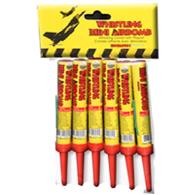 WHISTLING MINI AIRBOMB (6PK) (BC ONLY)